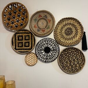 Woven Wall Basket Decor Set